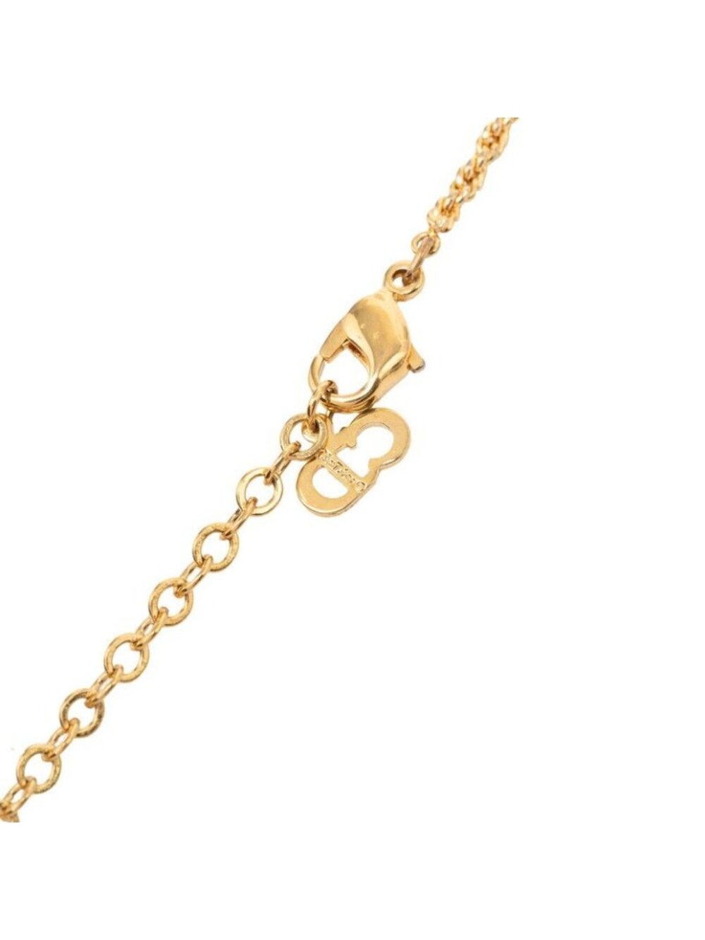 Dior Logo Emblem Round Necklace - Picture 4 of 5